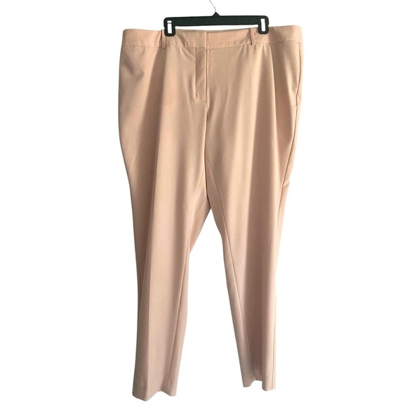 Calvin Klein Pants - Calvin Klein Women’s Pink Professional Slim Fit Pants Size 16W Plus Size Career